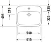 Duravit DuraStyle Built-in basin