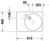 Duravit Duravit Design Classics Washbasin Scola