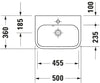 Duravit Happy D.2 Hand basin