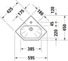 Duravit Series 1930 Corner Basin