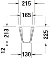 Duravit D-Code Siphon cover