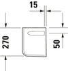 Duravit D-Code Siphon cover