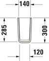 Duravit ME by Starck Siphon cover