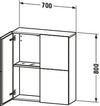 Duravit L-Cube Semi-tall cabinet