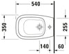Duravit D-Code Floorstanding bidet