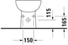 Duravit D-Code Floorstanding bidet