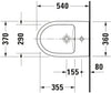 Duravit Duravit No.1 Wall-mounted bidet