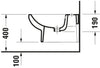 Duravit Duravit No.1 Wall-mounted bidet