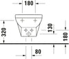 Duravit Duravit No.1 Wall-mounted bidet