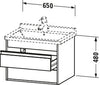 Duravit Ketho Vanity unit wall-mounted