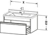 Duravit Ketho Vanity unit wall-mounted
