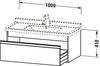 Duravit Ketho Vanity unit wall-mounted