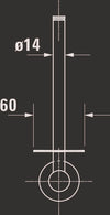 Duravit D-Code Spare roll holder
