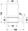 Duravit Karree Glass holder