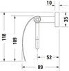 Duravit Karree Toilet paper holder
