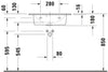 Duravit ME by Starck Washbasin Compact