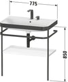 Duravit Happy D.2 c-bonded set with metal console
