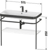 Duravit Happy D.2 c-bonded set with metal console
