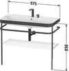 Duravit Happy D.2 c-bonded set with metal console