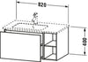 Duravit L-Cube Vanity unit wall-mounted