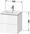 Duravit L-Cube Vanity unit wall-mounted