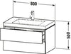 Duravit L-Cube c-bonded set wall-mounted