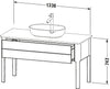 Duravit Luv Console vanity unit floorstanding