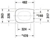 Duravit D-Code Toilet seat 006209