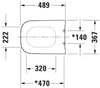 Duravit Happy D.2 Toilet seat