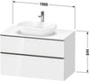 Duravit D-Neo Console vanity unit wall-mounted