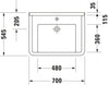 Duravit Starck 3 Washbasin Vital