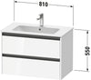Duravit Ketho.2 Vanity unit wall-mounted