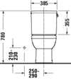 Duravit Duravit No.1 Two-piece toilet