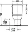 Duravit Duravit No.1 Two-piece toilet