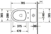 Duravit Duravit No.1 Two-piece toilet