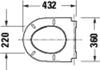 Duravit D-Code Toilet seat