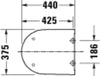 Duravit D-Code Toilet seat