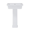 Contac Castlefield – F-1525A-W – Single-Hole Pedestal Sink