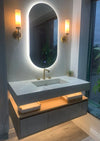 Kodaen MODERNO Runway Style Backlit Frameless Bathroom LED Mirror - LM824B