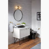 Kohler 28" round framed mirror