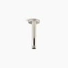 Kohler 6" ceiling-mount single-function rainhead arm and flange