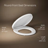 Kohler ReadyLatch® Quiet-Close™ round-front toilet seat