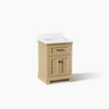 Kohler Charlemont Cabinet and Quartz Top 24-Inch Single-Sink Bathroom Vanity