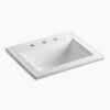 Kohler 22-3/4" rectangular drop-in bathroom sink