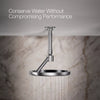 Kohler Open Rain iconic round 9" single-function rainhead, 1.75 gpm