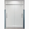 Kohler Frameless sliding shower door, 79-1/16" H x 54-5/8 - 59-5/8" W, with 5/16" thick Frosted glass