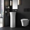 Kohler 16" pedestal bathroom sink, no overflow