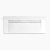 Kohler 60" wall-mount trough lavatory system with backsplash