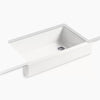 Kohler 35-1/2" undermount single-bowl farmhouse kitchen sink