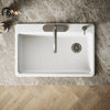 Kohler Riverby® 33" top-mount single-bowl workstation kitchen sink